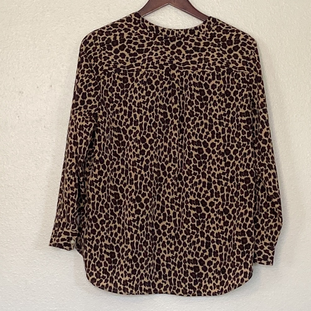 TALBOTS| animal print tunic Lp - Picture 5 of 9